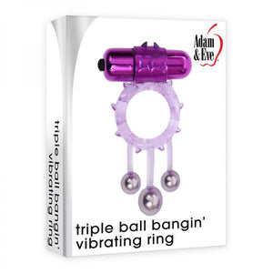 A&e Triple Ball Bangin' Vibrating Ring